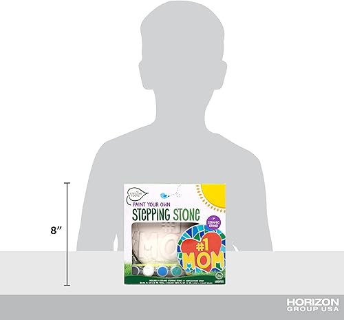 Vista 39 de Creative Roots - Figura decorativa para pintar tu propio erizo de camino de piedra de Horizon Group USA Toy