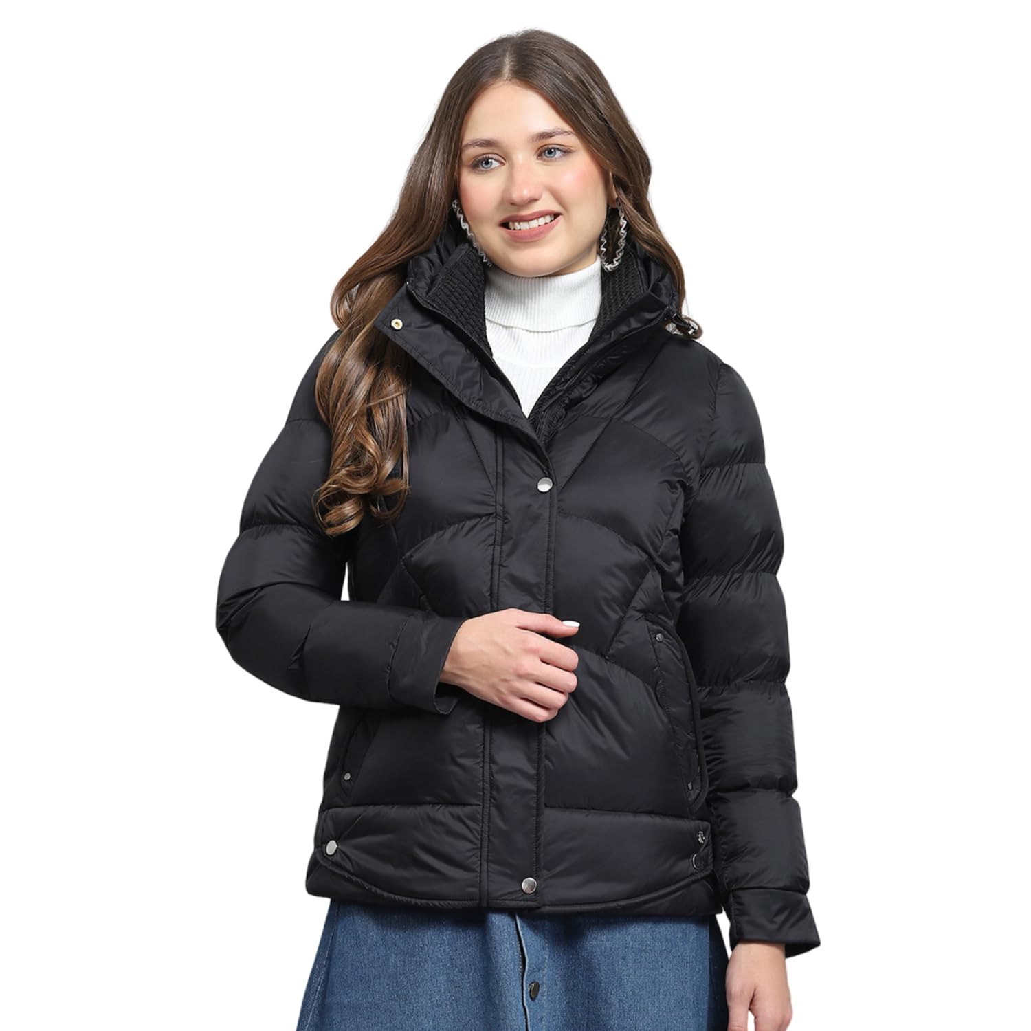 monte carlo Womens Self Design Collar Neck Full Sleeve Jacket-picture-52