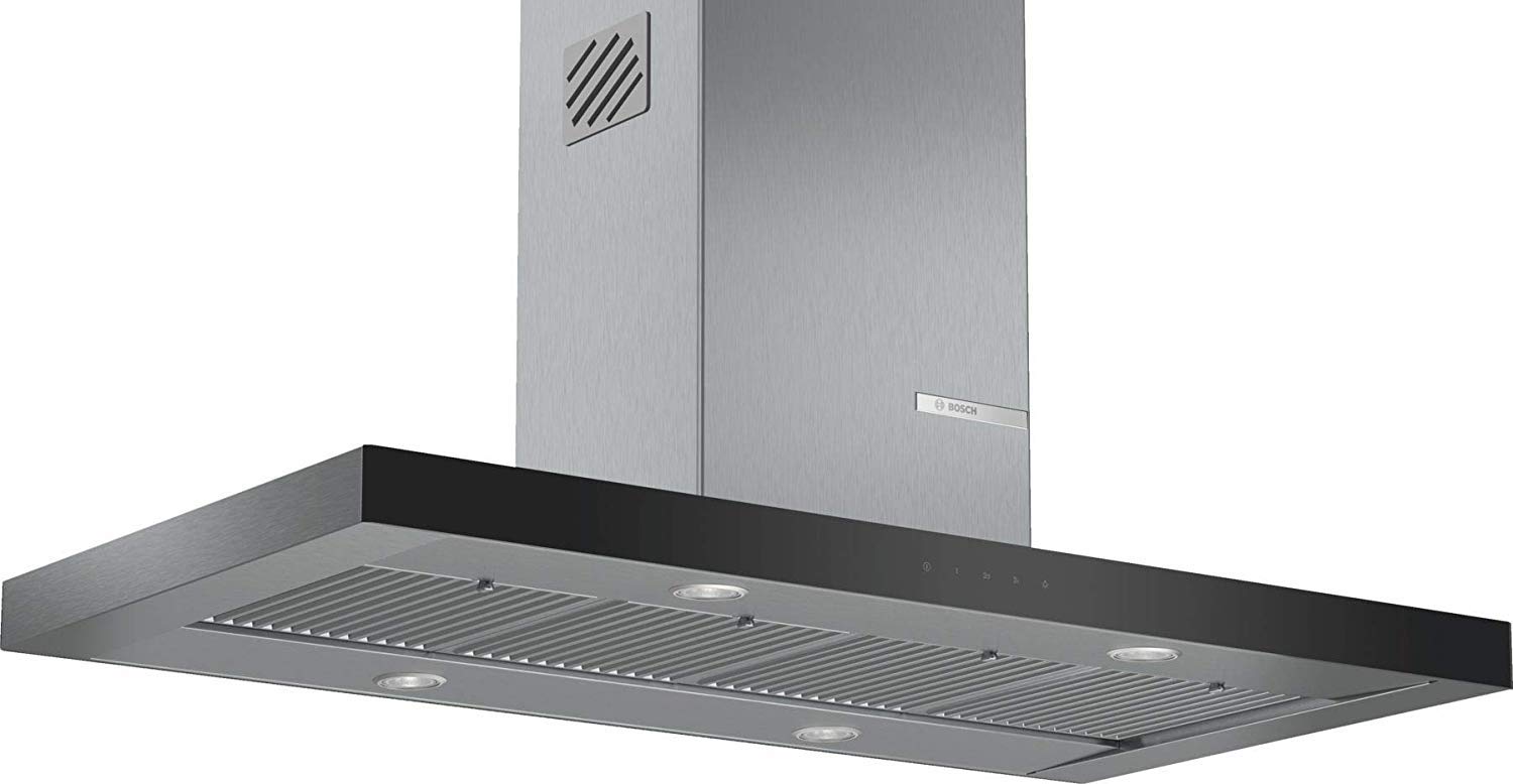 Bosch Serie- 4 Island hoods 90 cm 800 m3/hr Stainless steel Chimney (DIB098G50I, 3 Baffle Filters, Steel/Silver) - Review, Price and Buying Guide