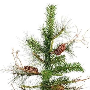 Vickerman 5 Ashland Artificial Christmas Tree Unlit Faux Christmas Tree Seasonal Indoor Home Decor Pine Cones Included Holiday Decorations Pine Cone Tree