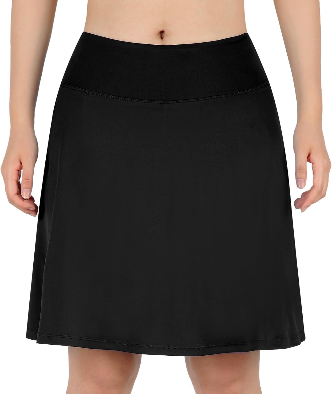 Turnhier Women's 20" Knee Length Skorts Skirts Casual Athletic Tennis Golf Skirt with Pockets - Image 2