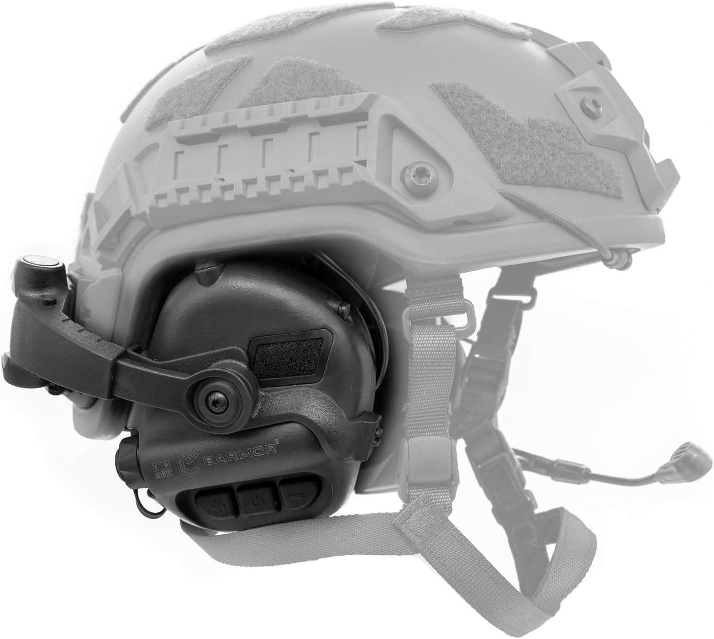 M32X Tactical Headset ARC Rail Helmet Mount Adapters - Noise Canceling Headphones for Shooting & Hunting Earmuffs