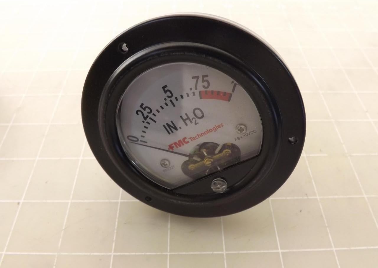 FMC RR2227 M100452 6351 Gauge 0-1 in H2O