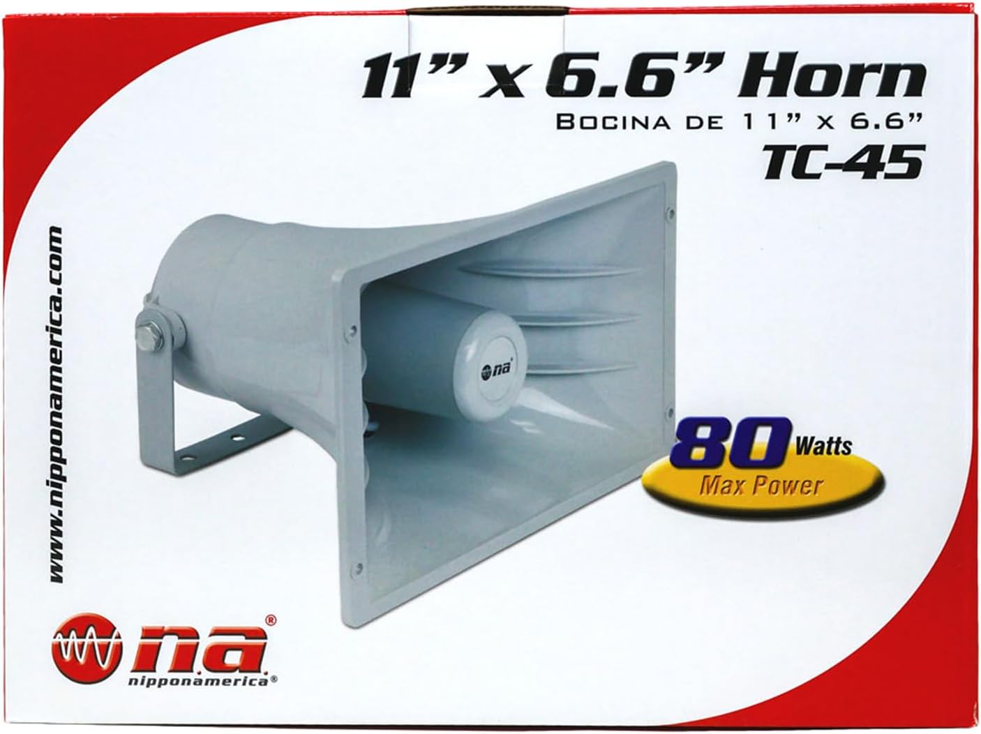 Nippon America TC-45 Power Horn 80 Watts (4 Pack)…