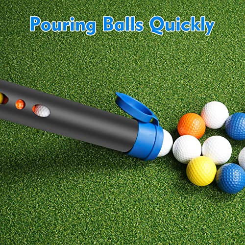 Golf Ball Retriever, Aluminium Golf Ball Picker Upper Tube, 34.25 Inch Golf Ball Shagger Grabber, Hold 20 Golf Balls Collector, Ball Retriever Tool Golf & Golf Gift For Men Women #TOP5