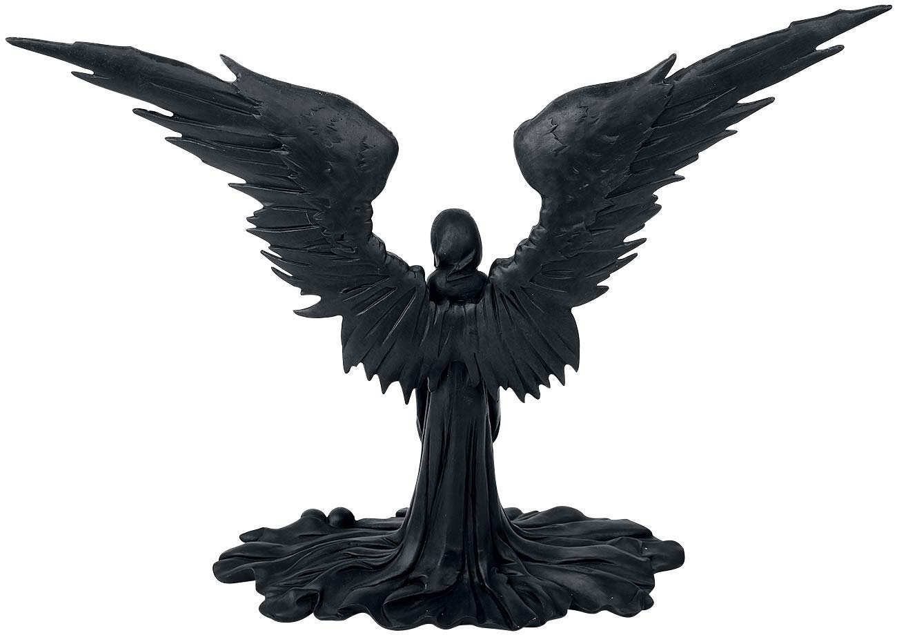 Nemesis Now Todesengel Figur, 28 cm, Schwarz