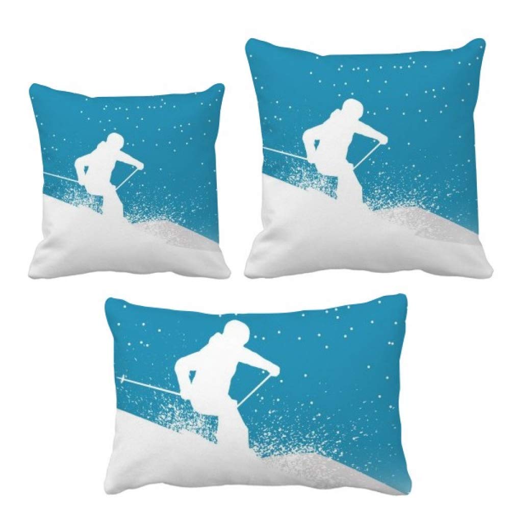 Coussin de ski DIYthinker avec housse lavable pour un entretien facile en chalet