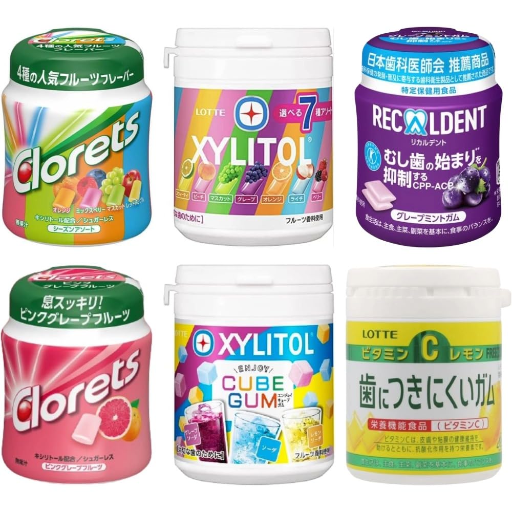 Amazon | フルーツガムボトルセット【6個セット】(クロレッツシーズン