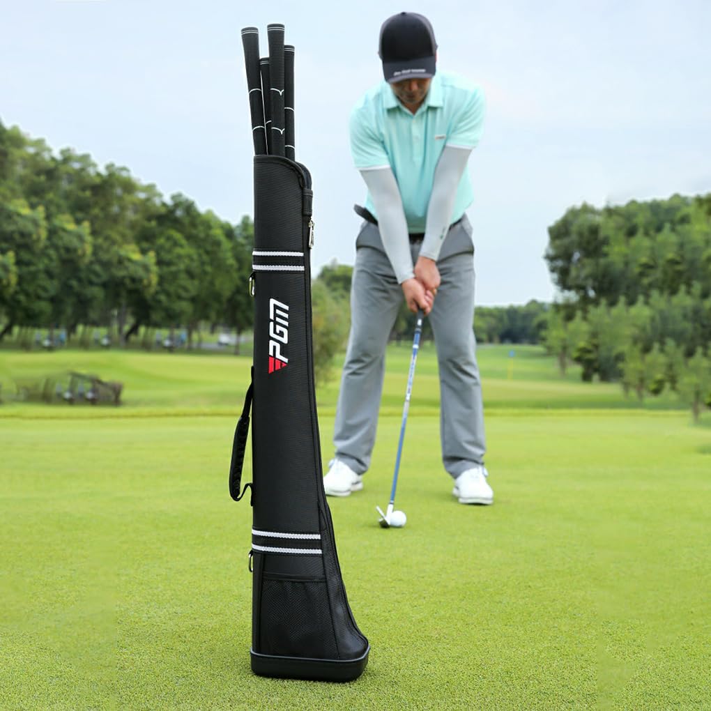 Bolsa de Golf Ligera con Soporte, Impermeable, de Gran Capacidad, Multicolor, Opcional, de Nailon, Ligera, para Golf