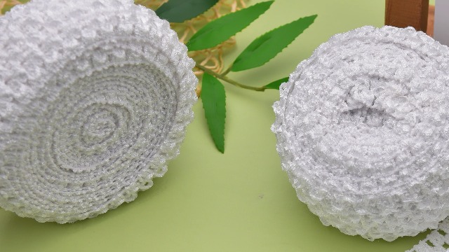 Amazon.com: 2 Rolls Elastic Crochet Headband Ribbon Polyester