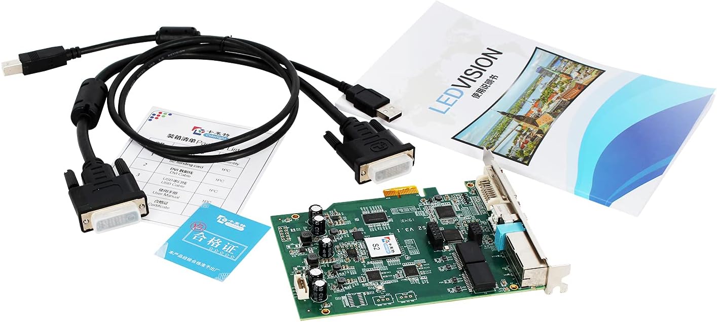 Colorlight S2 Sending Card Led Display Synchronous Control Card( V3.1 Version) with Software Configuration Instruction