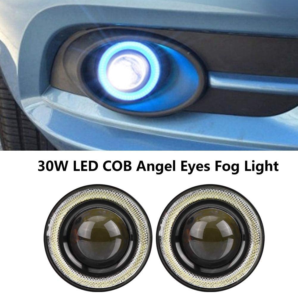 Fendinebbia Auto Angel Eyes Fari antinebbia LED per veicoli commerciali con luci diurne a LED