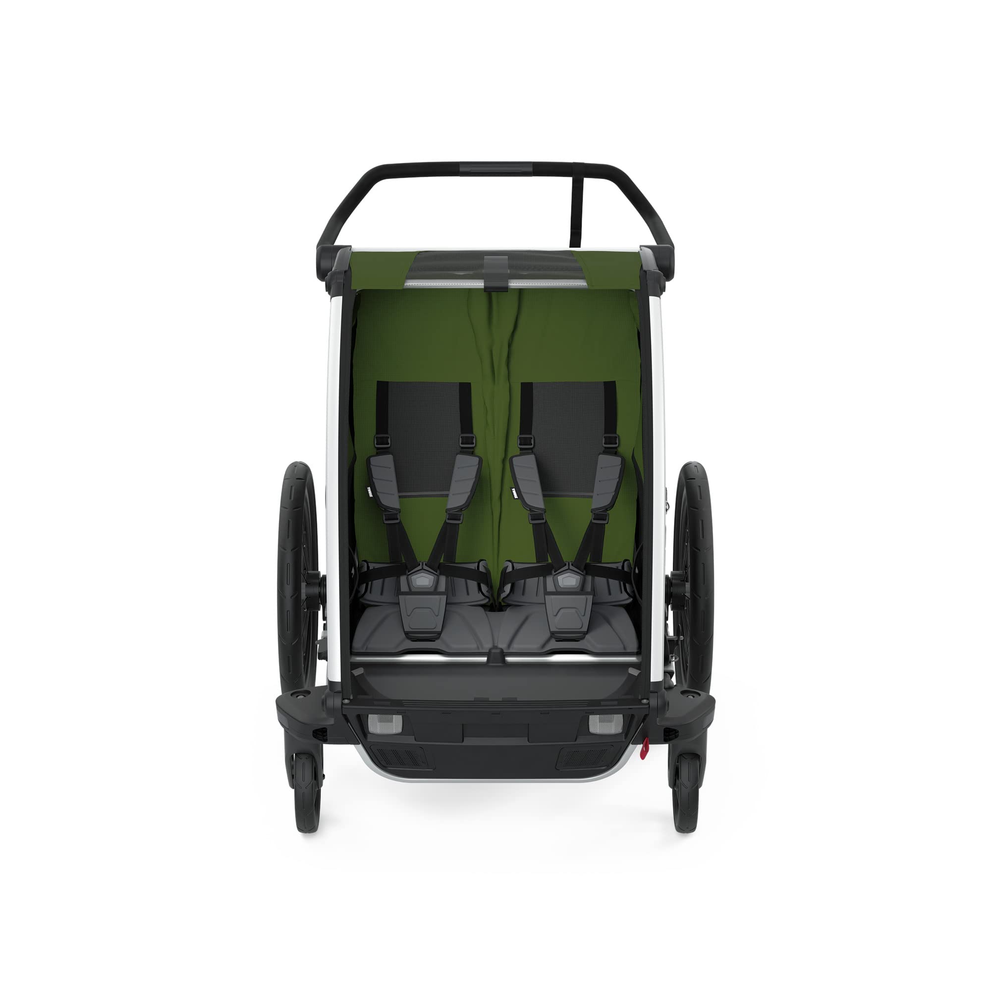 Thule Chariot Cab Rimorchio Per Bici Multisportivo Aluminum/cypress green, One-Size
