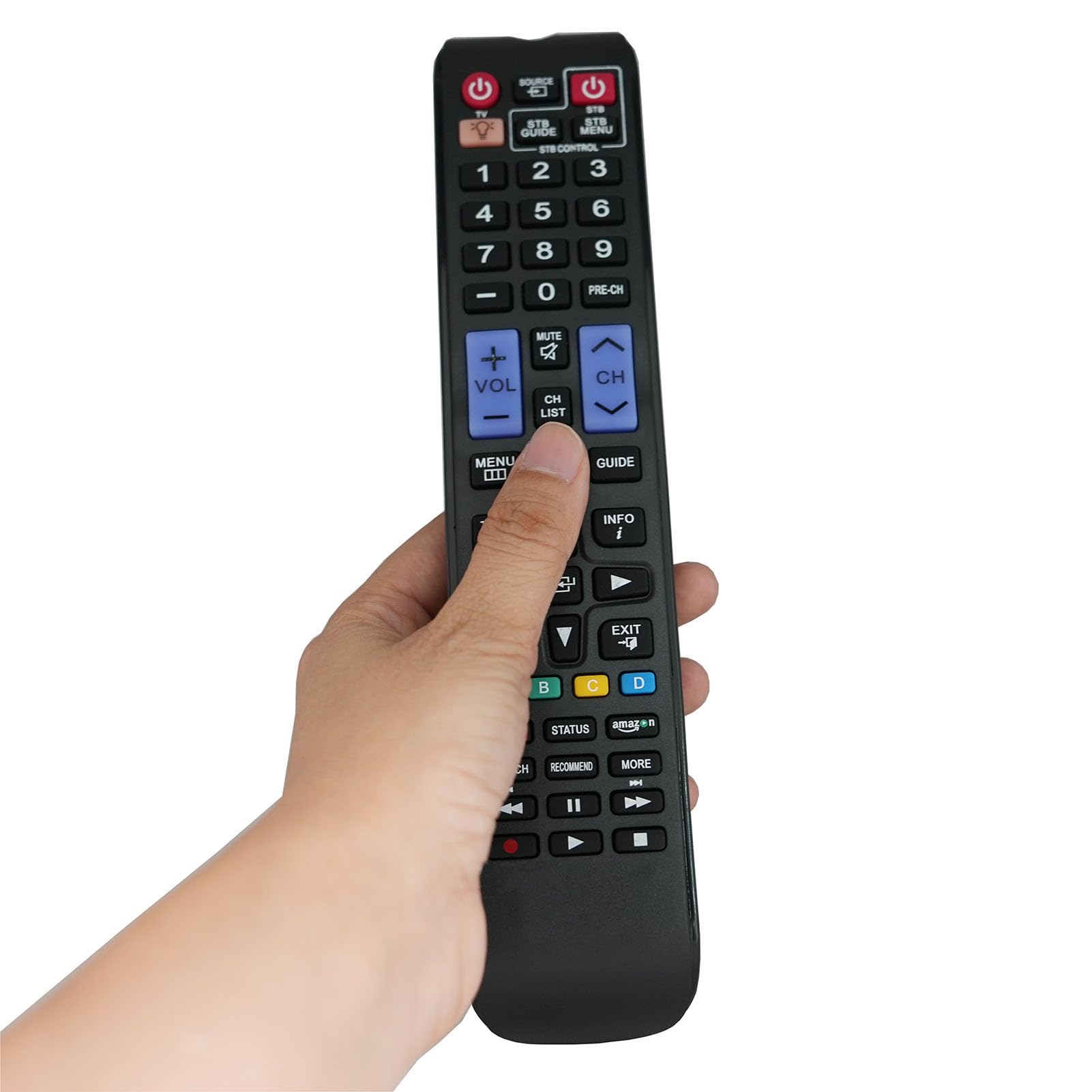 Replacement Remote Control for Samsung UN40J5200AFXZA UN43J5200AFXZA UN60H6300AFXZA UN55H6300AFXZA UN50H6300AFXZA Smart 3D LED HDTV TV