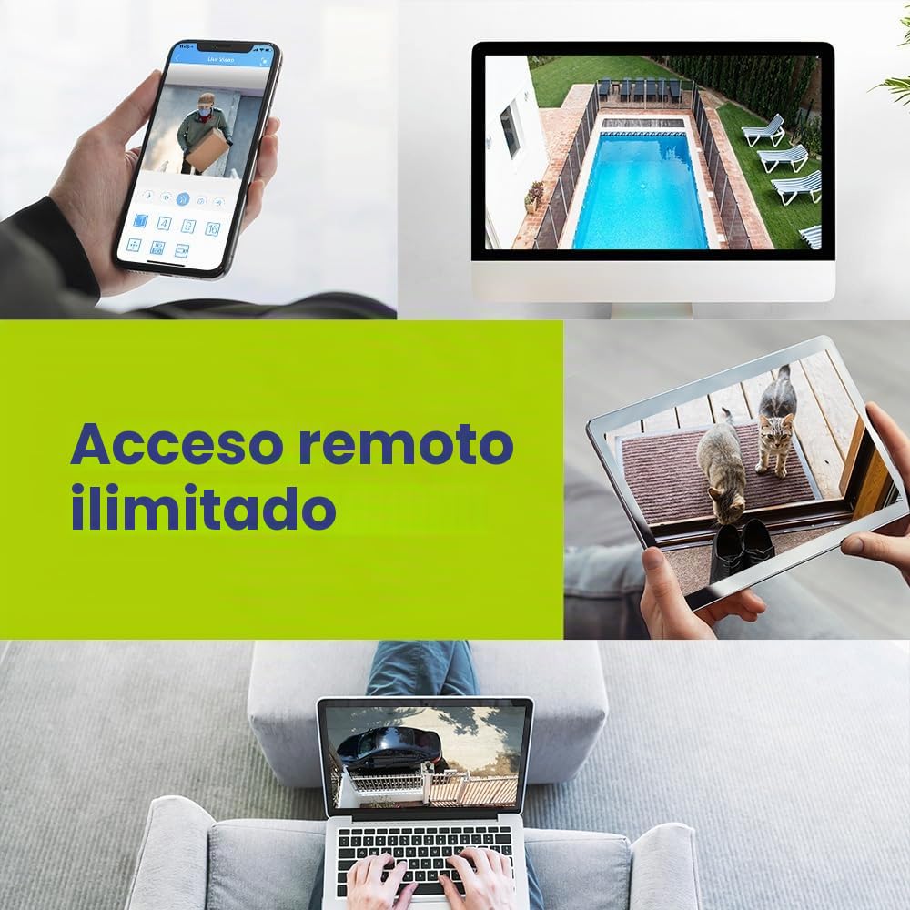 SANNCE 2 cámaras de exterior PoE Bullet IP 3 MP con detección de personas, audio bidireccional, visión nocturna a 30 m, IP67 impermeable