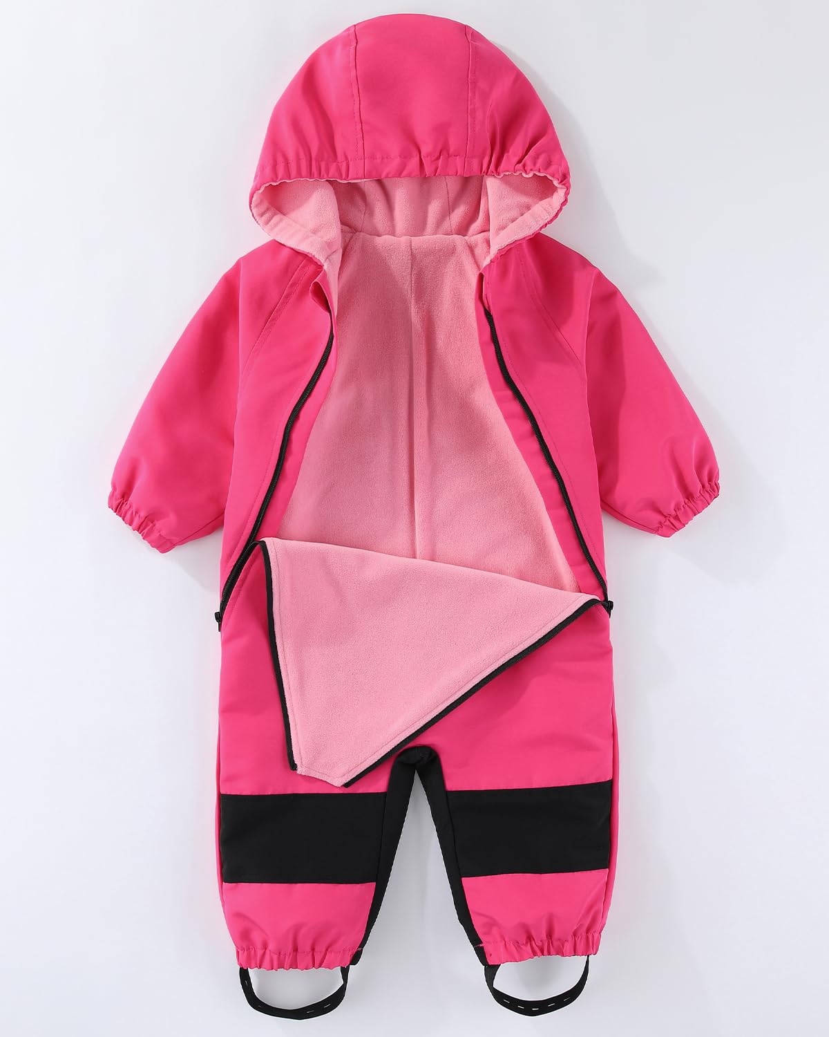 JiAmy Tuta da neve per bambini, in softshell, impermeabile, traspirante, antivento, 9 mesi, 5 anni