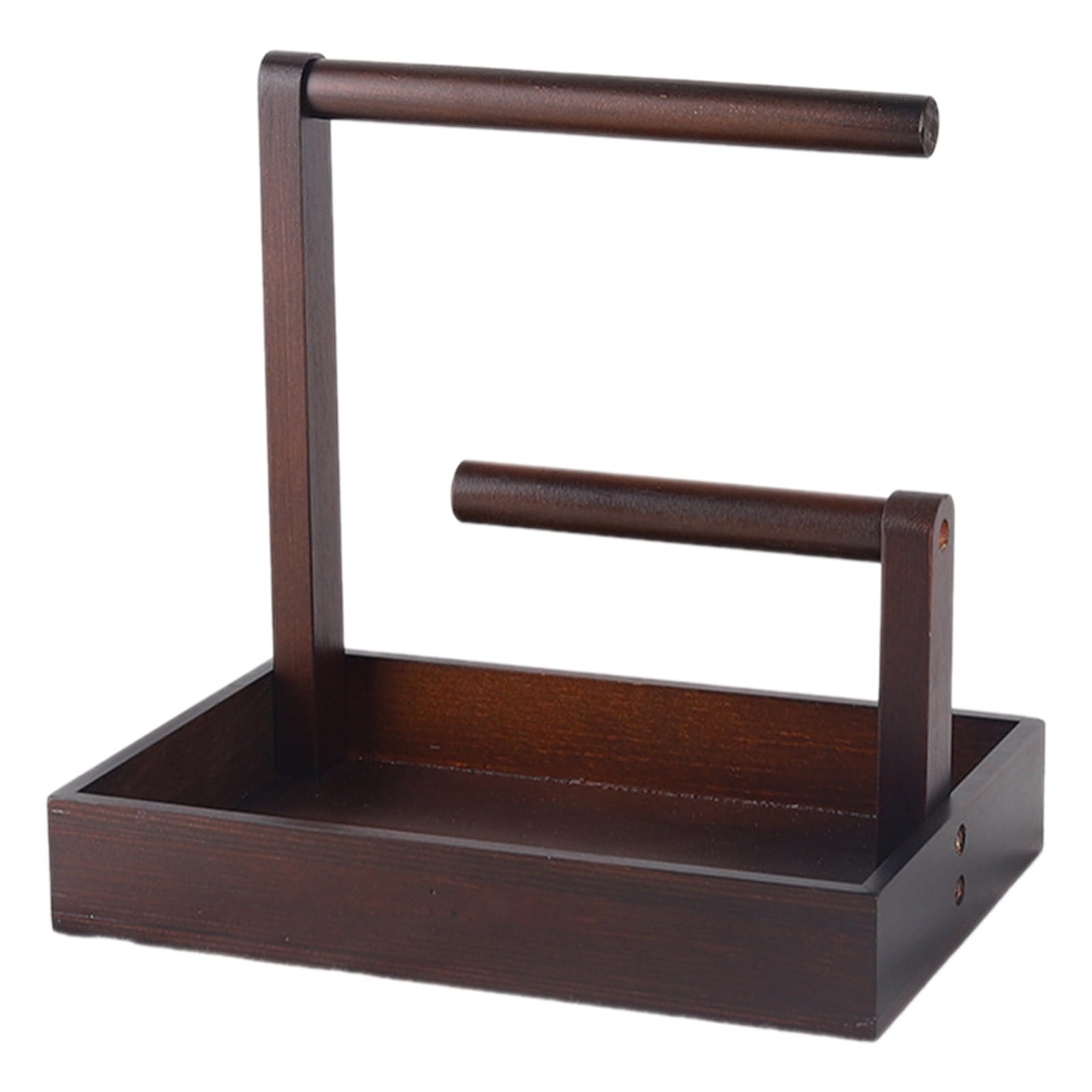 RAFGALDEX Multifuntional Wood Display Stand Necklace Display Holder Necklace Stand Organizers Wood Texture Holder