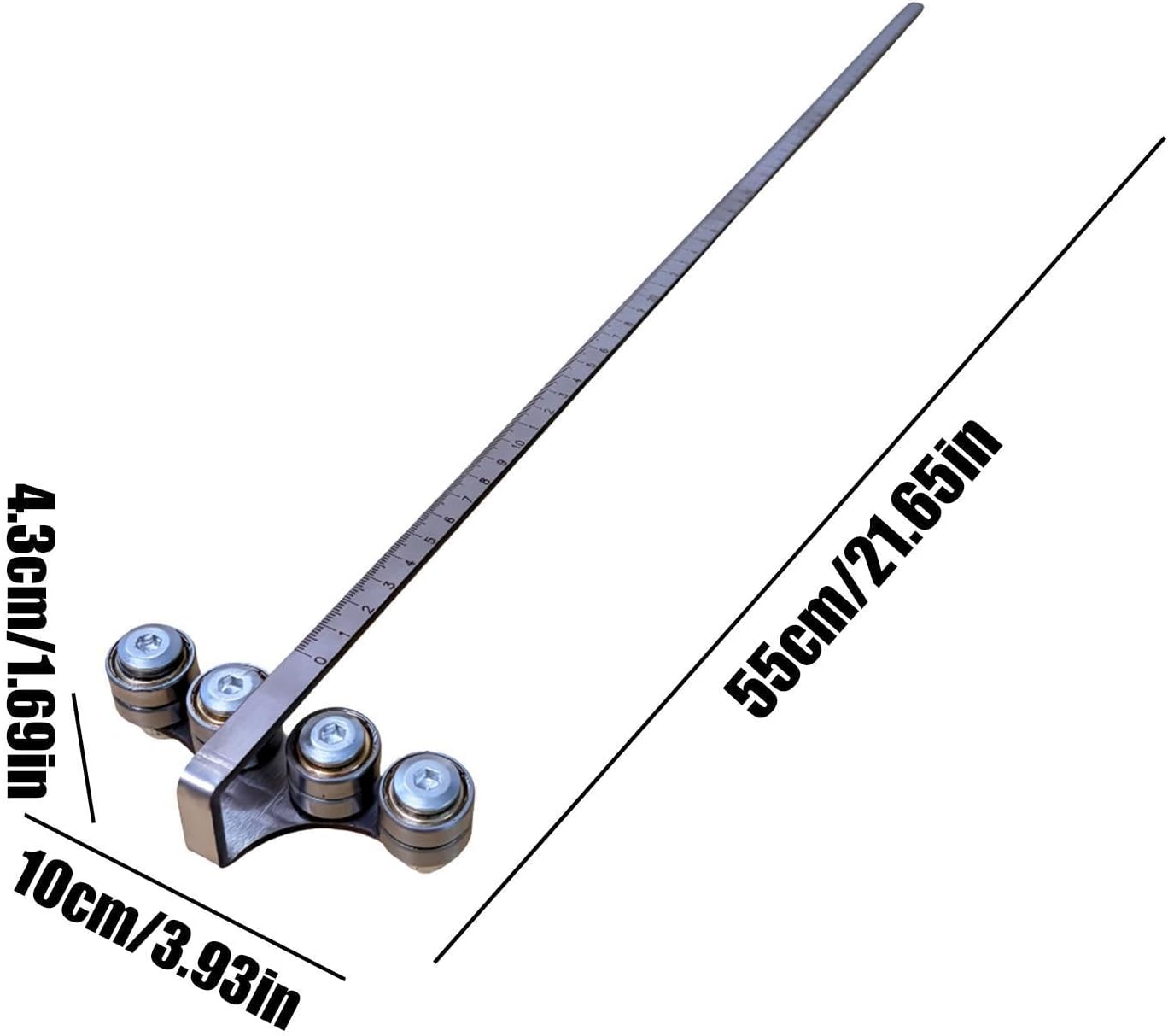 Circular Saw Guide Adjustable Woodworking Tool | Stainless Steel Saw Guide for Carpentry Home Improvement Workshop Construction Furniture Making