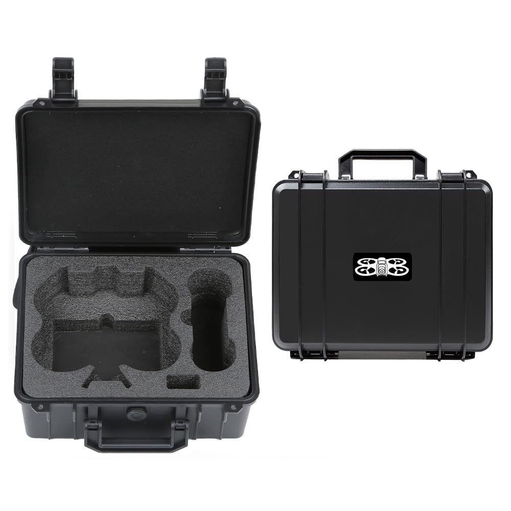 ZORBES® Compatible with NEO 2, Drone Carry Case Bag with Handle Custom Mold Anti-Scratch Foam Liner Hard Shell Shock Proof Organizer Travel Case for Drone RC Charger Battery Storage Case-image-42