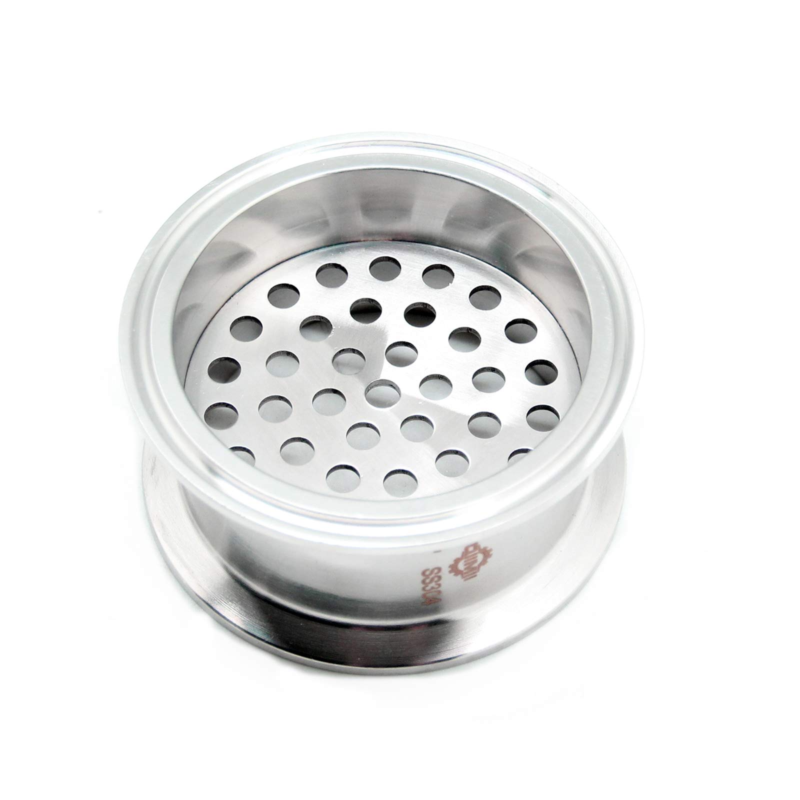 QiiMii Tri Clamp Filter Plate - High Pressure Sanitary Fitting with 6mm Holes, 3" Tri Clamp Size