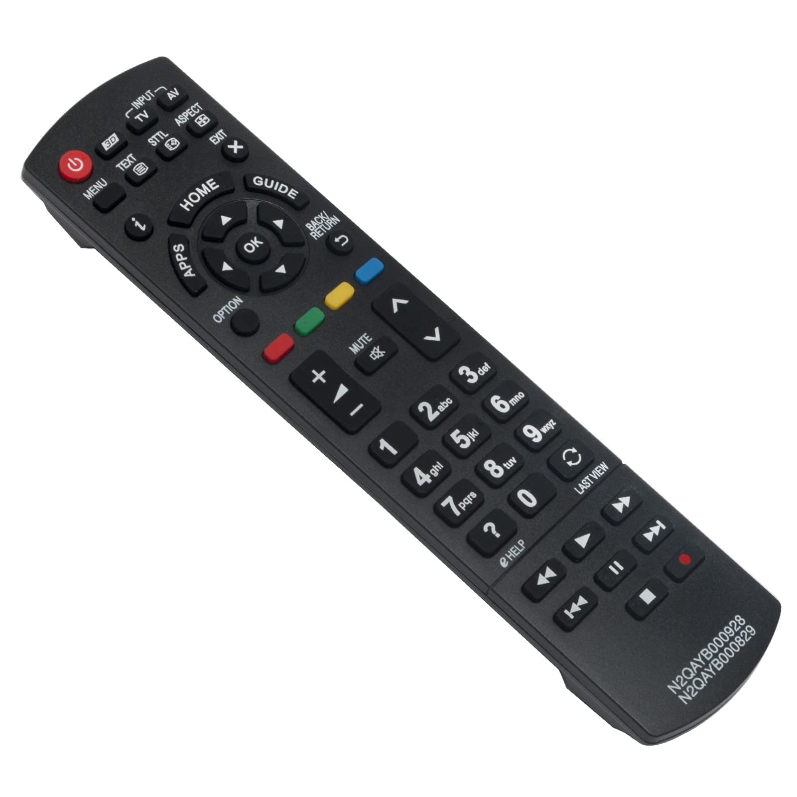 VINABTY N2QAYB000829 Replace IR Remote Control Fit for Panasonic TV TX-39ASW654 TX-40ASR650 TX-55AXW634 TX-60AS650 TX-42AS650 TX-47AS650 TX-P65STW60 TX-L50ET60 - Image 3