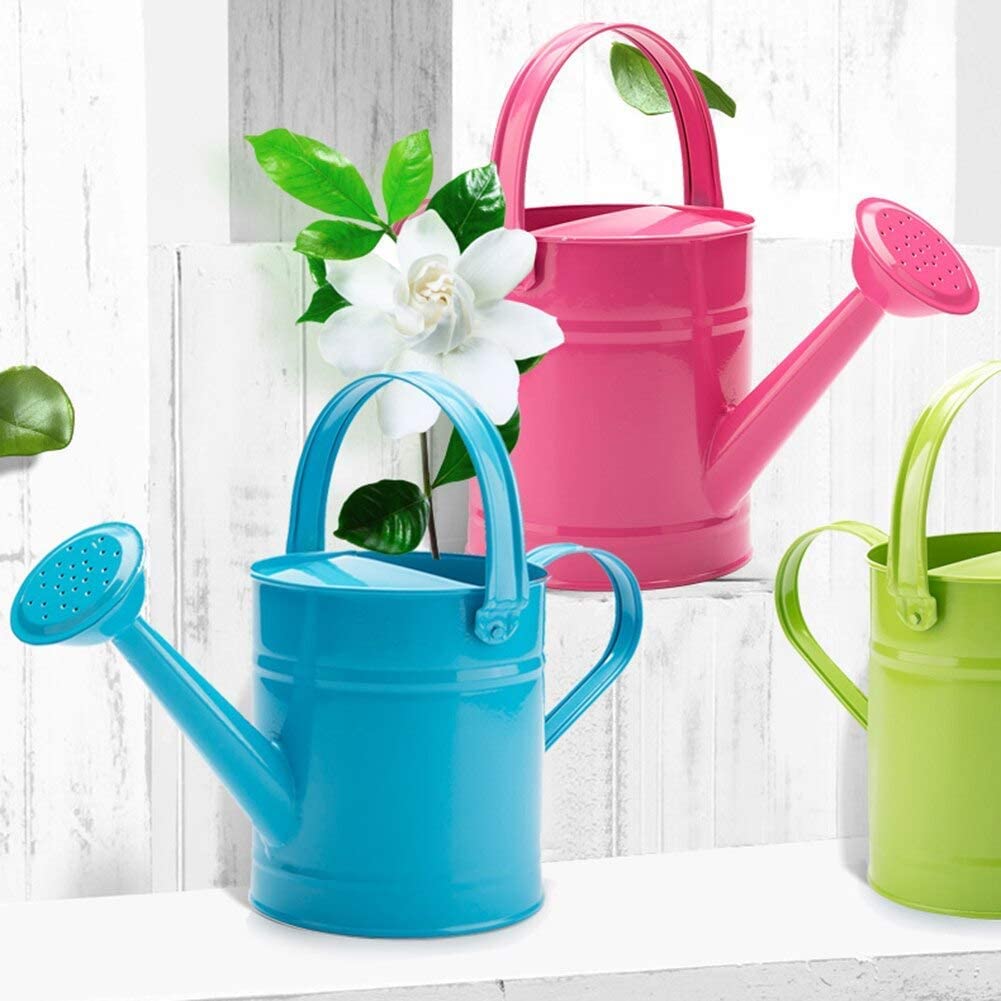 Regadera, Decorativa Moderna Regadera De 1,5 L, Planta Hierro, Ducha, Maceta Agua for Jardín, Suministros Riego por Aspersión, Hervidor, Herramientas Jardinería Latas de Riego(A-Blue)