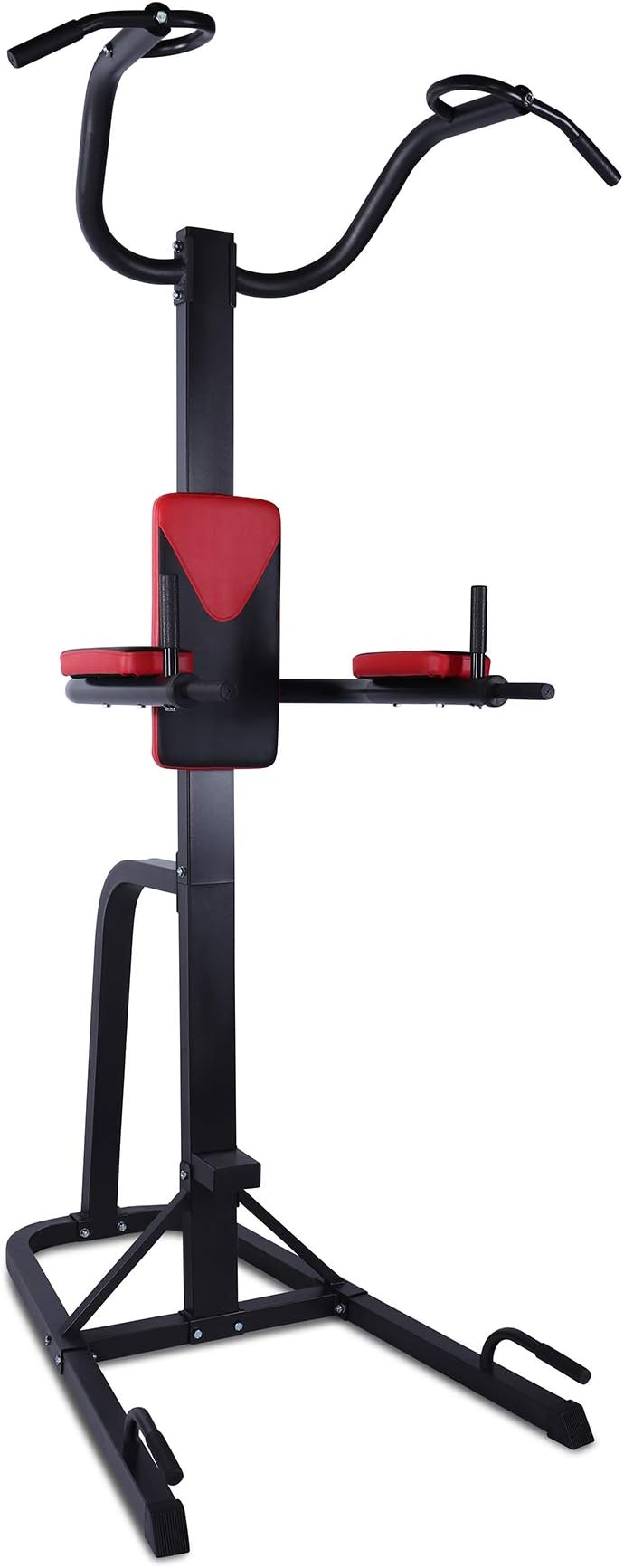 Gorilla Sports Multi-Function Pull Up Station Power Tower Red