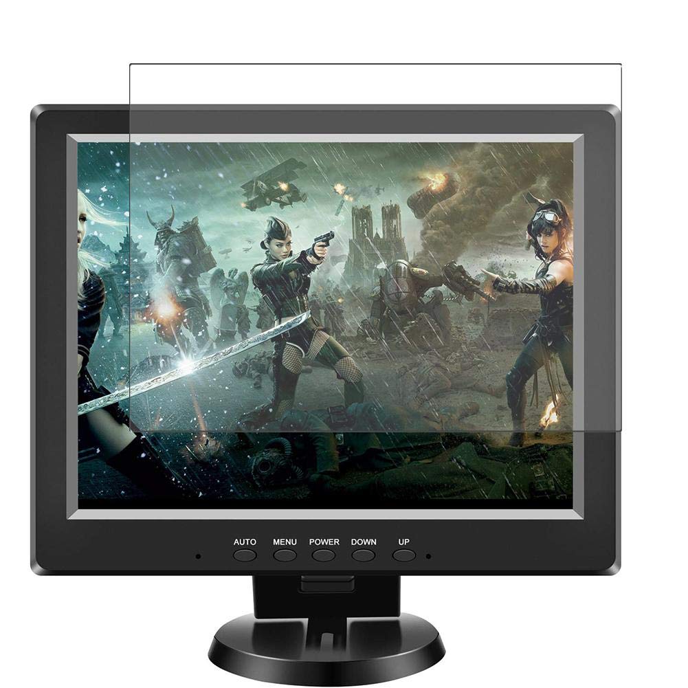 [3 Pack] Synvy Screen Protector Film, compatible with SEZAC 12"" Monitor 1280 720 Guard Sticker [ Not Tempered Glass Protectors ], Transparent