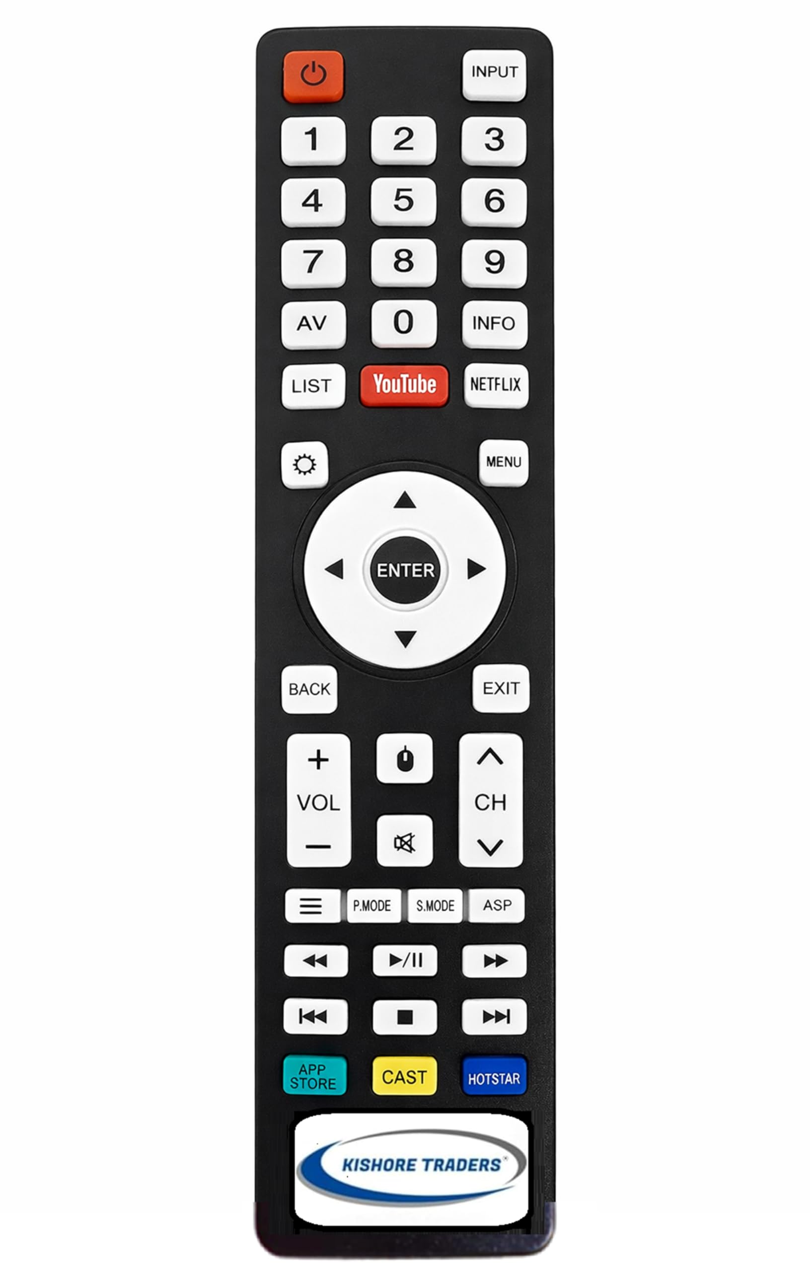 Remote Control Compatible with Oscar Smart Led Tv (Please Match Your Old Remote with Given Image for Work It Must Be Exactly Same As Shown in Image)-picture-21