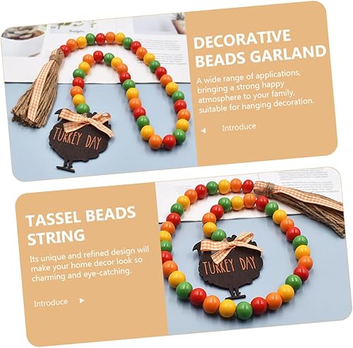 Miniatura 9 de BESTOYARD Etiqueta de pared para decoración del hogar, decoración rústica con bandeja escalonada y de Halloween, letrero de guirnalda para fiesta,