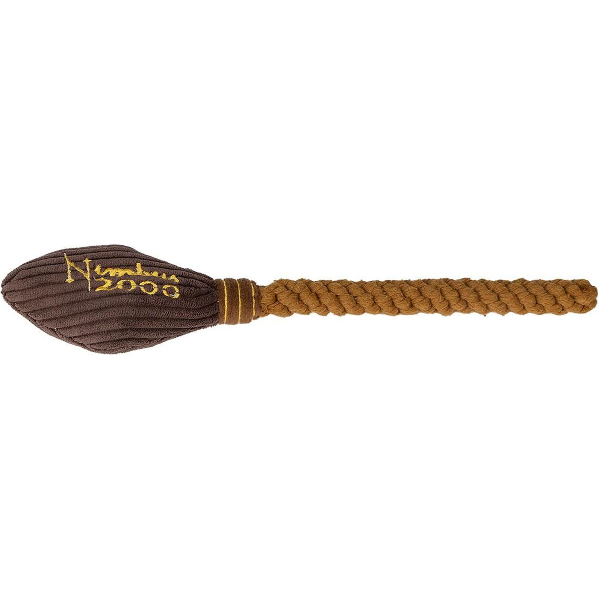 CERDÁ LIFE'S LITTLE MOMENTS Harry Potter Dog Dental Rope - brązowa i żółta - wzór magicznej różdżki - rozmiar 6 x 5,5 x 37 cm - zabawka z bawełny i poliestru - oryginalny produkt zaprojektowany w