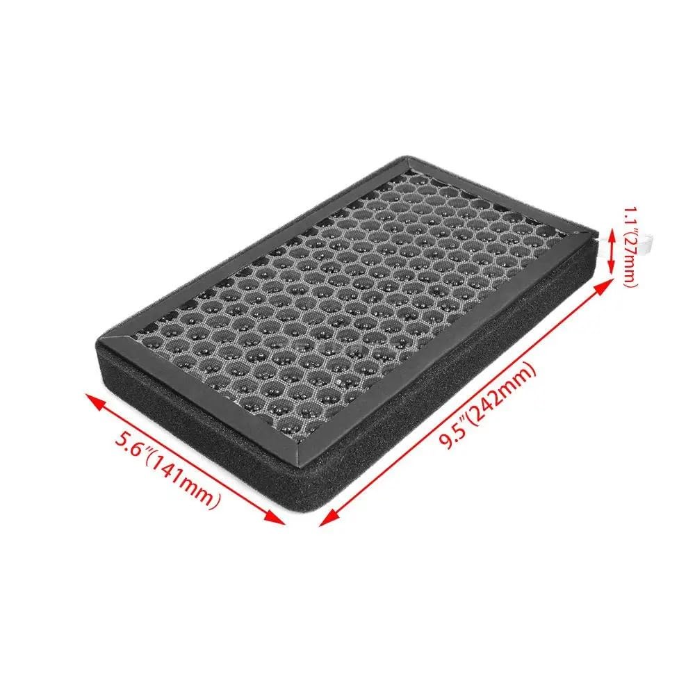 Filtro de aire de cabina Ajuste para Tesla Model 3 Y filtro de aire carbón activado, juego 2 piezas, reemplazo limpiador PM2.5 para acondicionado(Mew Model)