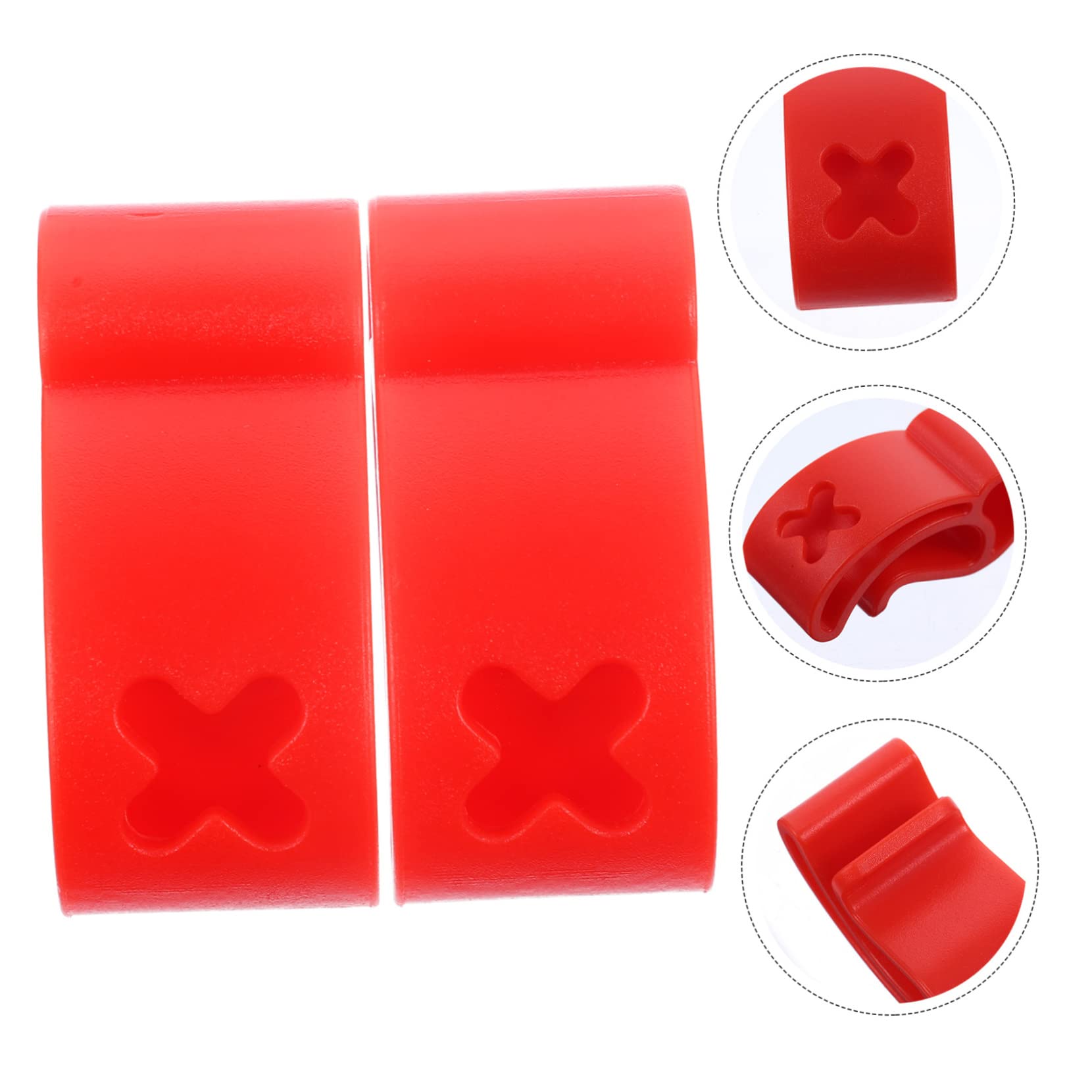 BRIGHTFUFU 2Pcs Compact Flying Disc Clips Portable Disc Holders for Outdoor Sports Beach Activities Essential Disc Accessories for Daily Use Disc Carrier