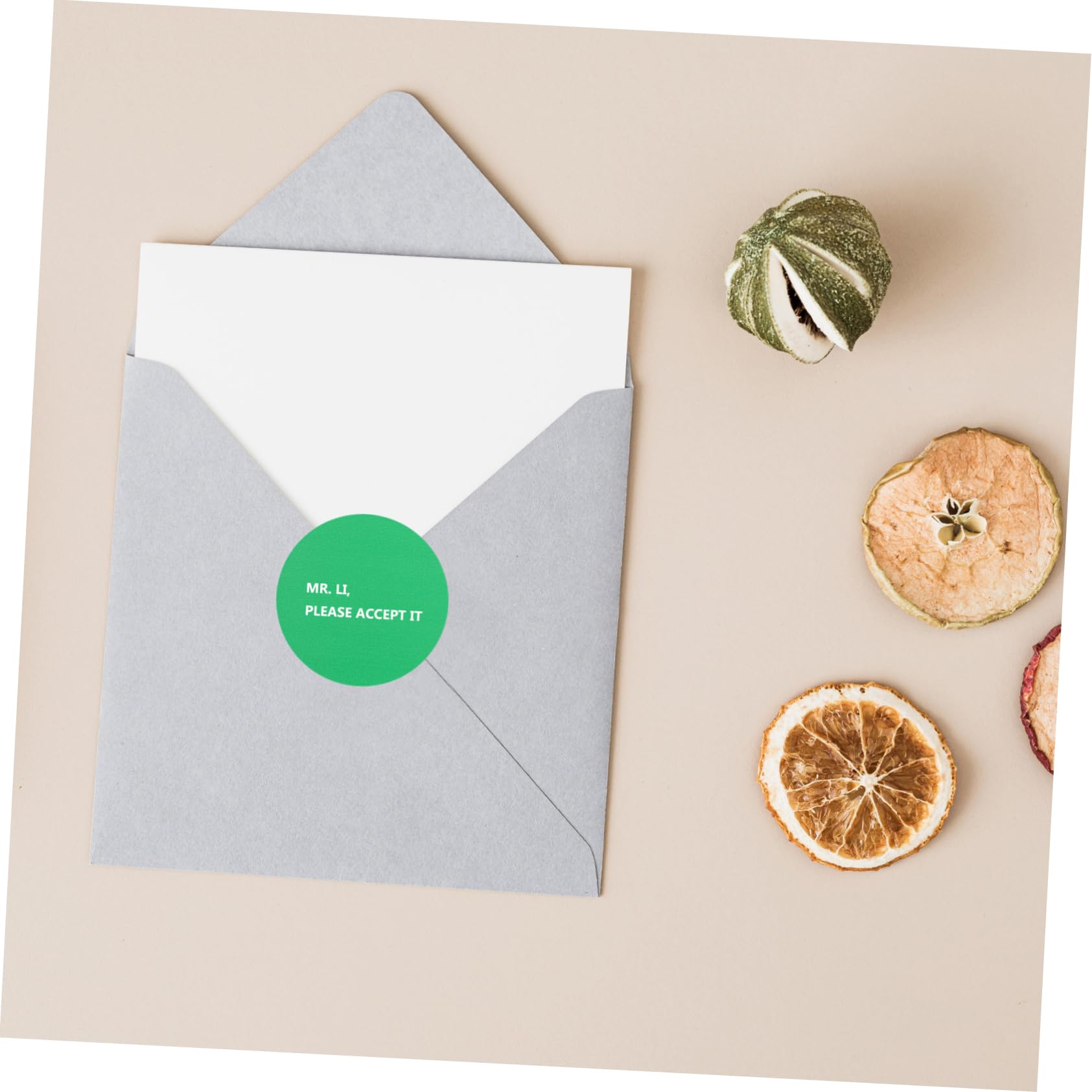 VILLCASE 5 Rouleaux Autocollant Étiquettes Thermiques Rondes Étiquette à Pois Ronds Point De Code Stickers Planche Imprimante D'étiquettes Thermique Étiquettes Alimentaires Étiqueteuse Bacs