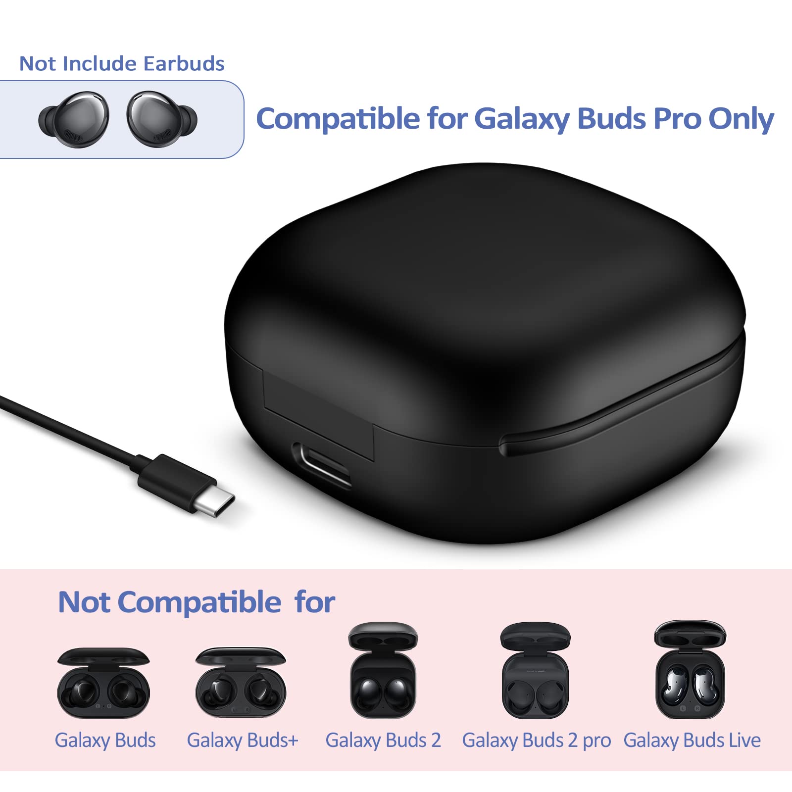 Galaxy Buds Pro ホワイト イヤホン 充電ケースコード替え付き Galaxy
