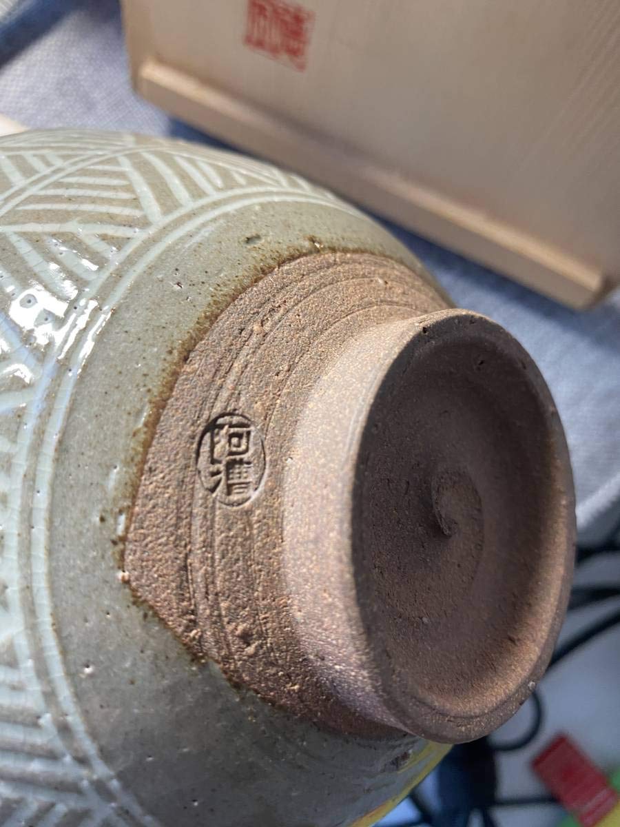 Amazon.co.jp: 茶道具 阿漕焼 茶碗 福森円二 作 共箱 共布 : ホーム 