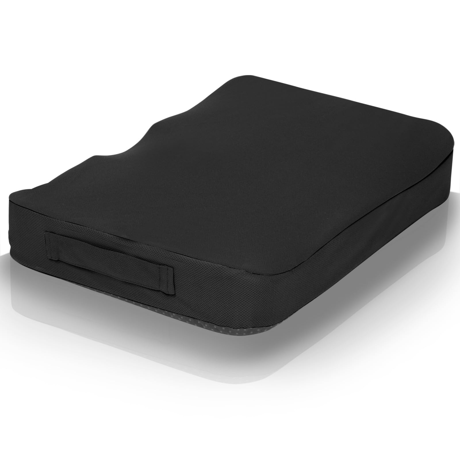 Vive Discreet Hemorrhoid Pillow - Donut Cushion for Pain & Pressure Relief, Surgery Recovery, Postpartum, Pregnancy - Men, Women Hemorrhoidal Seat - for Sitting, Office Chair, Car - Portable, Memory