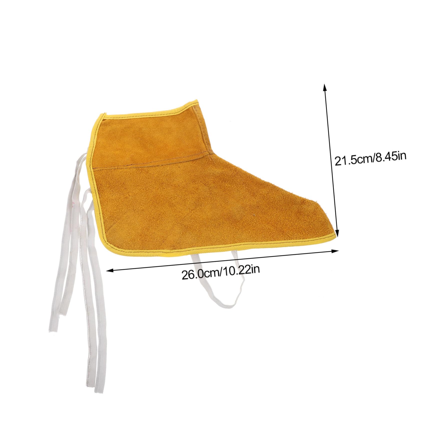 Holibanna 1Pair Durable Welding Foot Protectors Lightweight Safety Covers for Welders Comfortable Easy to Wear Spark Protection for Foot Leg During Welding Work