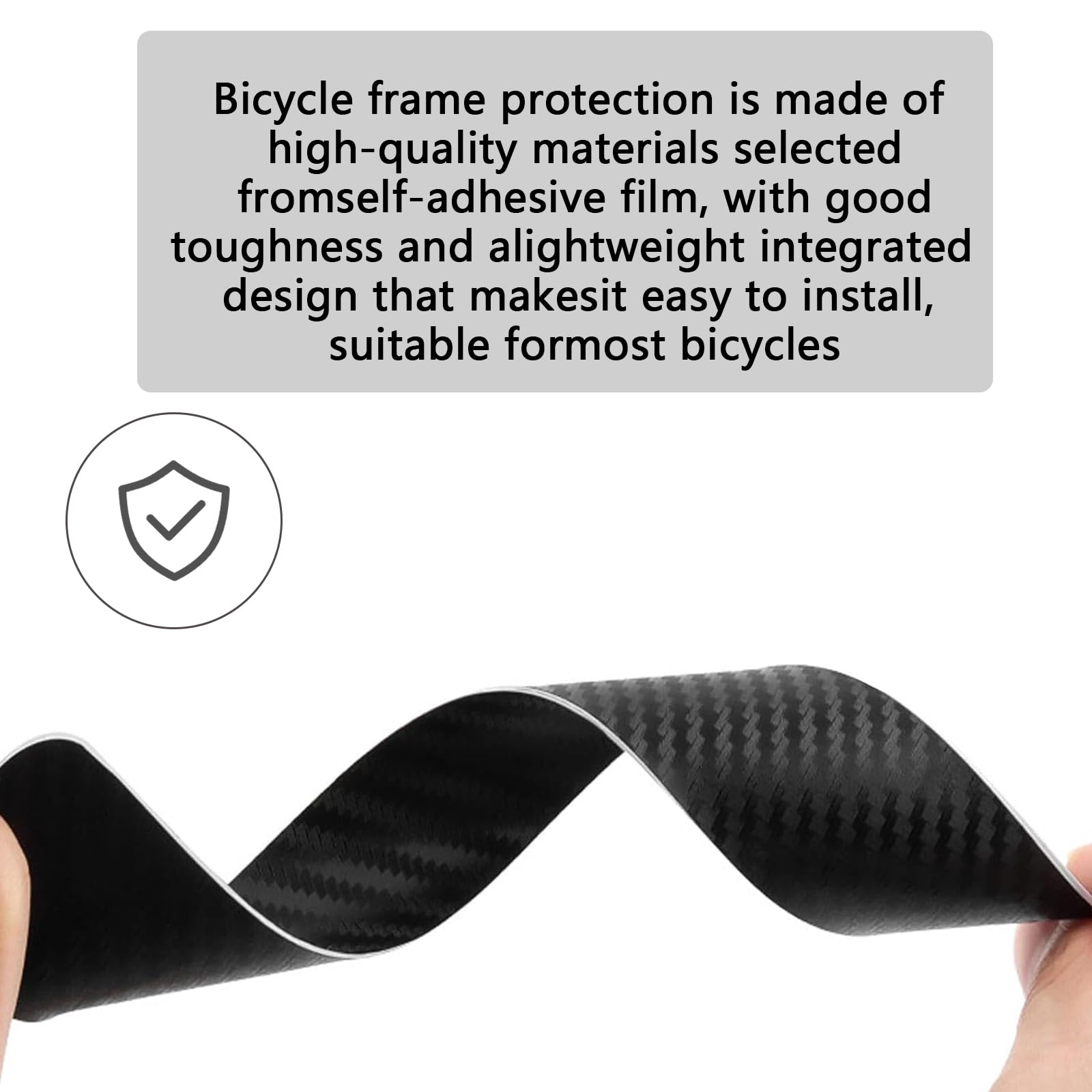 100 Pcs Pegatinas Bicicleta, 5 Sets, Protector Cuadro Bicicleta Impermeable Anti-Rub, Película Protección Pintura, Pegatinas Adhesivas para Bicicleta Montaña Carretera