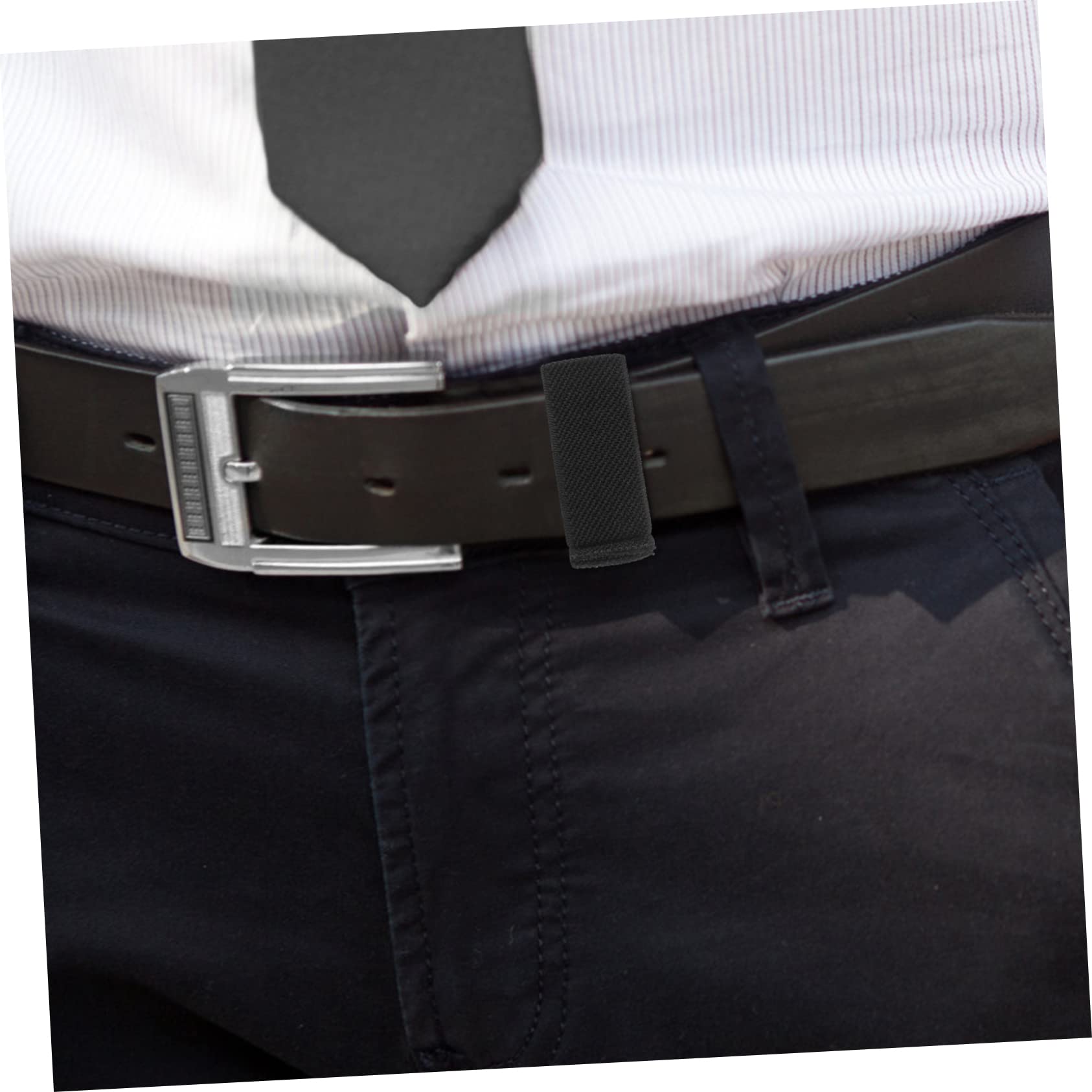 Happyyami 4 Piezas Ancla de cinturón Aros de cinturón al Aire Libre Soporte de Lona Cinturones para Hombres Backpack Puente de cinturón para Hombres cinturón de trabilla para Hombre elástico