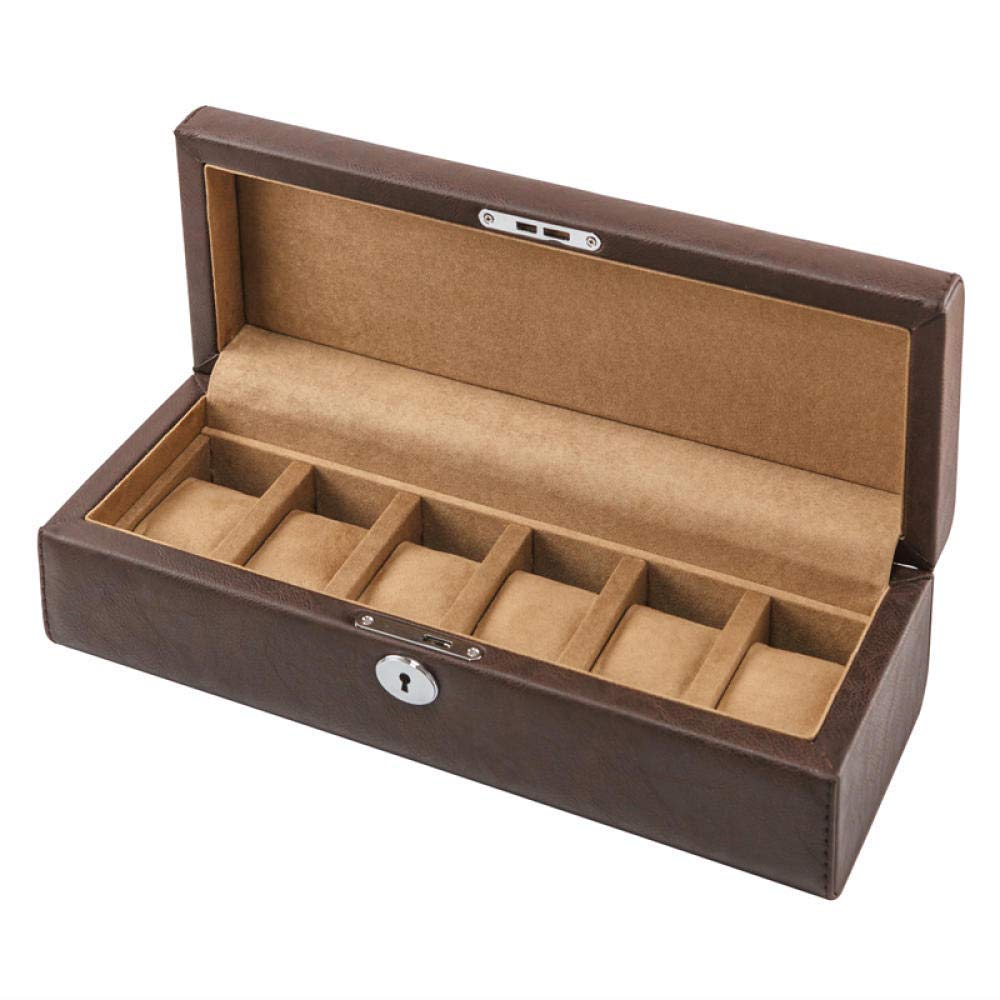 Boîte de montre cadeau idéal hommes et femmes pour ranger les bijoux