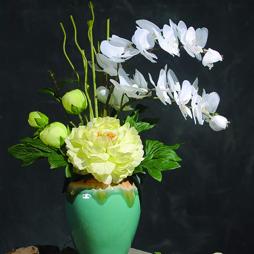 Künstlicher Blumen-Simulations-Phalaenopsis-Pfingstrosen-Bonsai-Blumenstrauß Wird in Wohnzimmer-Hotelpartys verwendet, um Seidenblumen-Kunstblumen-Bonsai