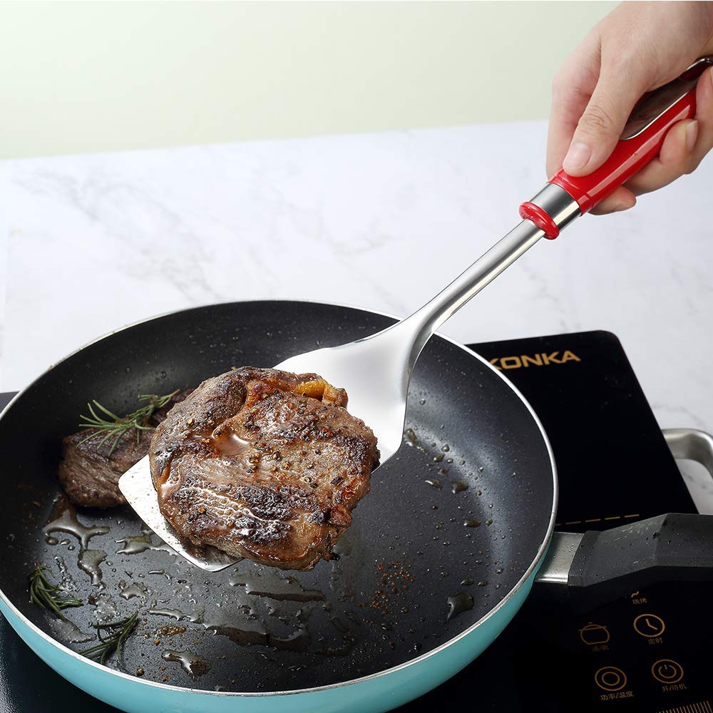 Amazon.com: To encounter Metal Spatula Set, Flexible Fish Spatula