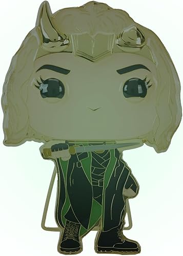 Miniatura 4 de Funko Pop! Pin Marvel - Loki, Sylvie con Cape Glow in the Dark