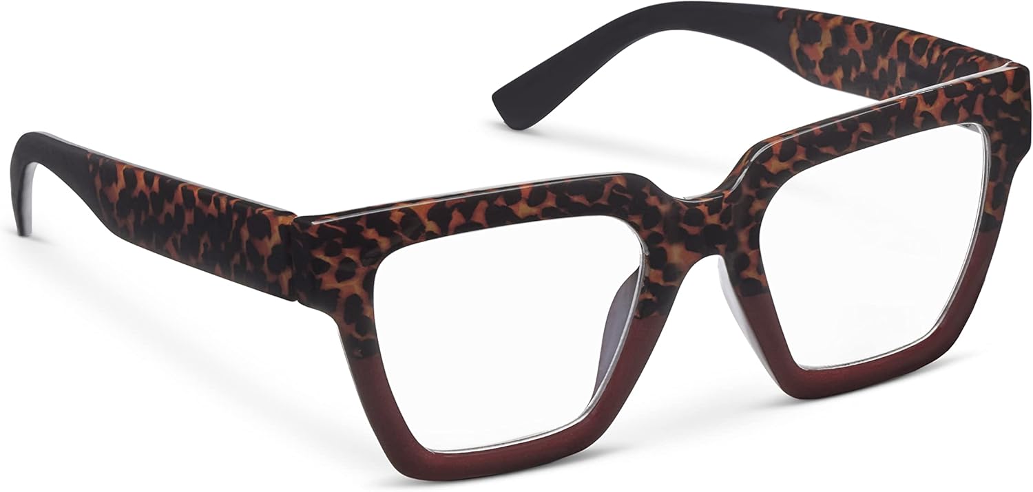 Oprah's Favorite Things Take a Bow Oversized Square Blue Light Blocking Reading Glasses - Image 2