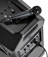 Vista 9 de Fender x Teufel ROCKSTER AIR 2 Portable Bluetooth Speaker – Powerful Sound & Bass, 58 Hours Battery, Parties & Events, Mic & Guitar Inputs, Power