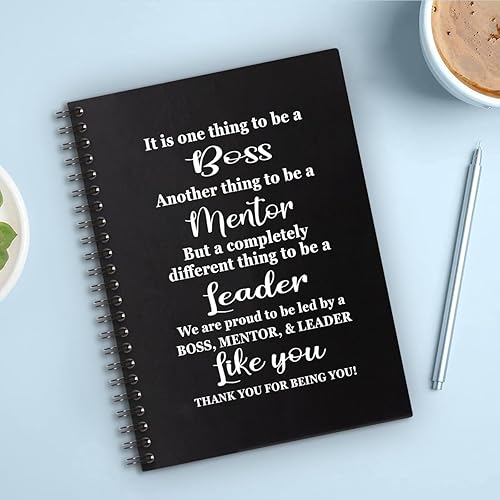 Miniatura 4 de QYUVK It Is One Thing To Be A Boss - Cuadernos en espiral de tapa dura de 160 páginas, regalo de agradecimiento para jefe, regalo de agradecimiento