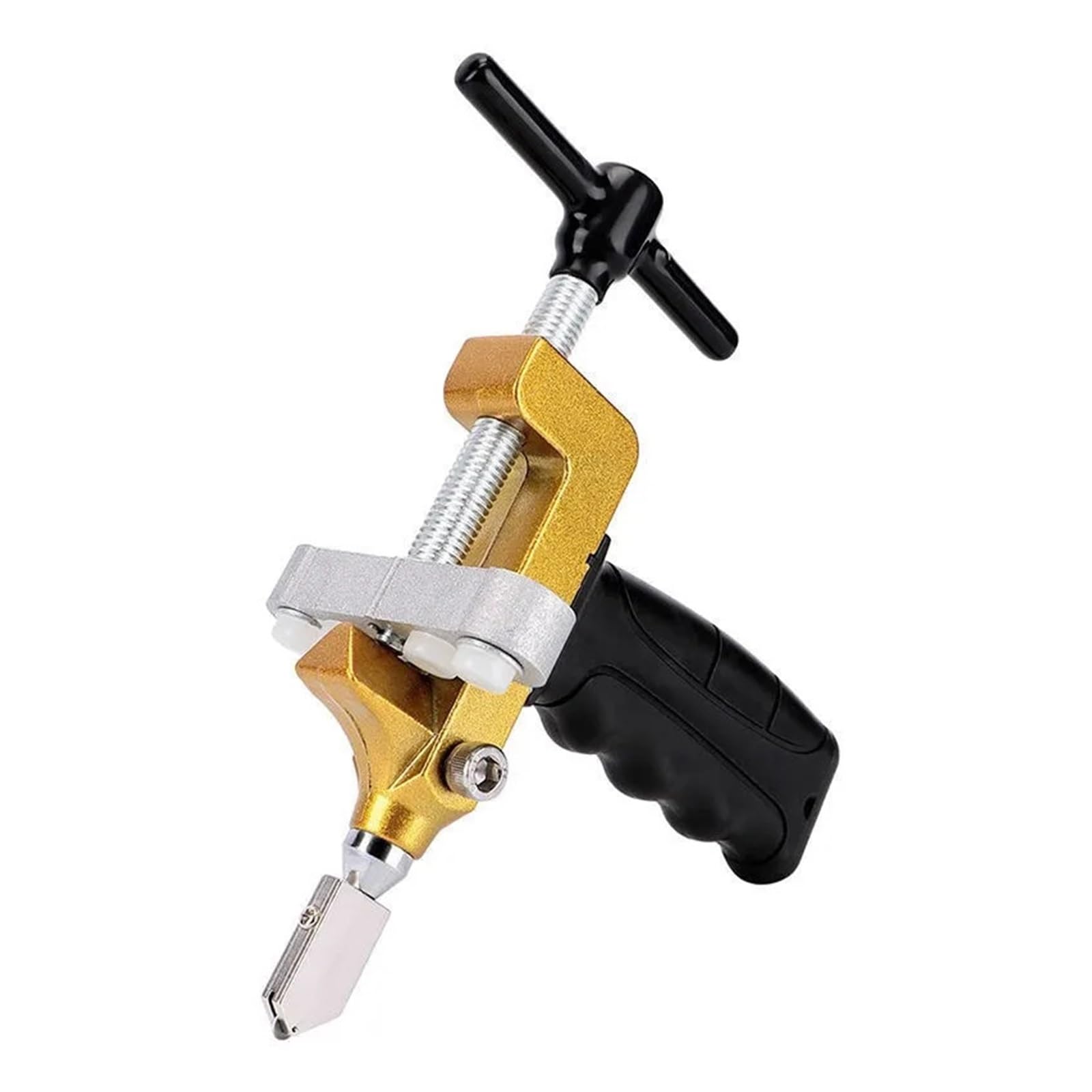 Tile Cutters, 2 in 1 Glass Ceramic Tile Cutter Opener Breaker Pliers Wheel Diamond Roller Cutting Manual with Knife Hand Tools for Cutting and Grinding
