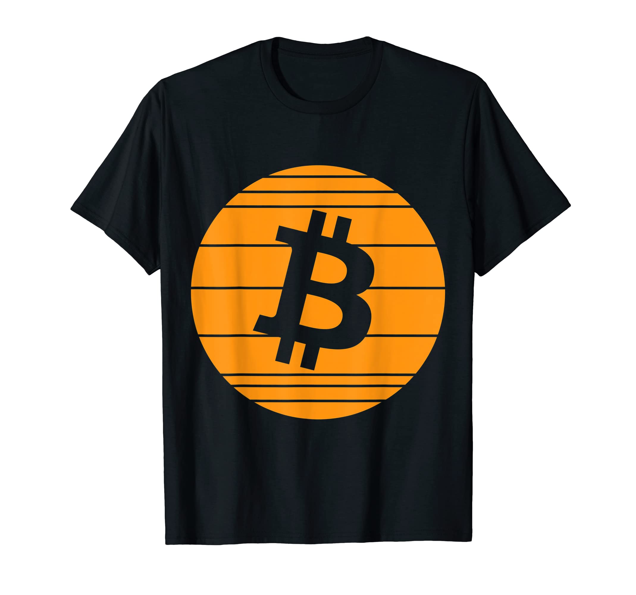 Bitcoin Retro Art BTC Stacking Sats Bitcoiner 21 Million T-Shirt