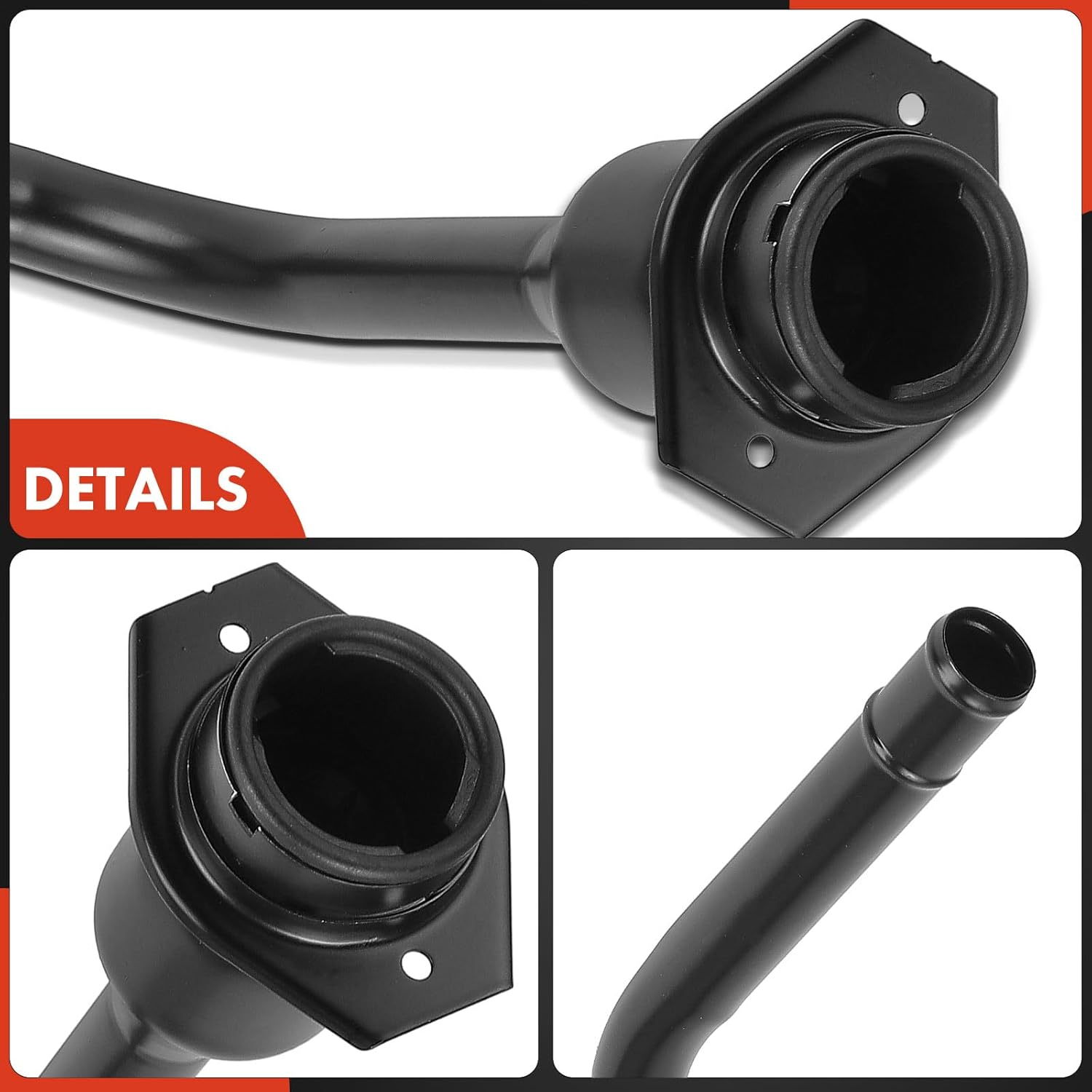 A-Premium Fuel Tank Filler Neck Pipe Hose Compatible with Chevrolet Cavalier & Pontiac Sunfire, 1999-2005